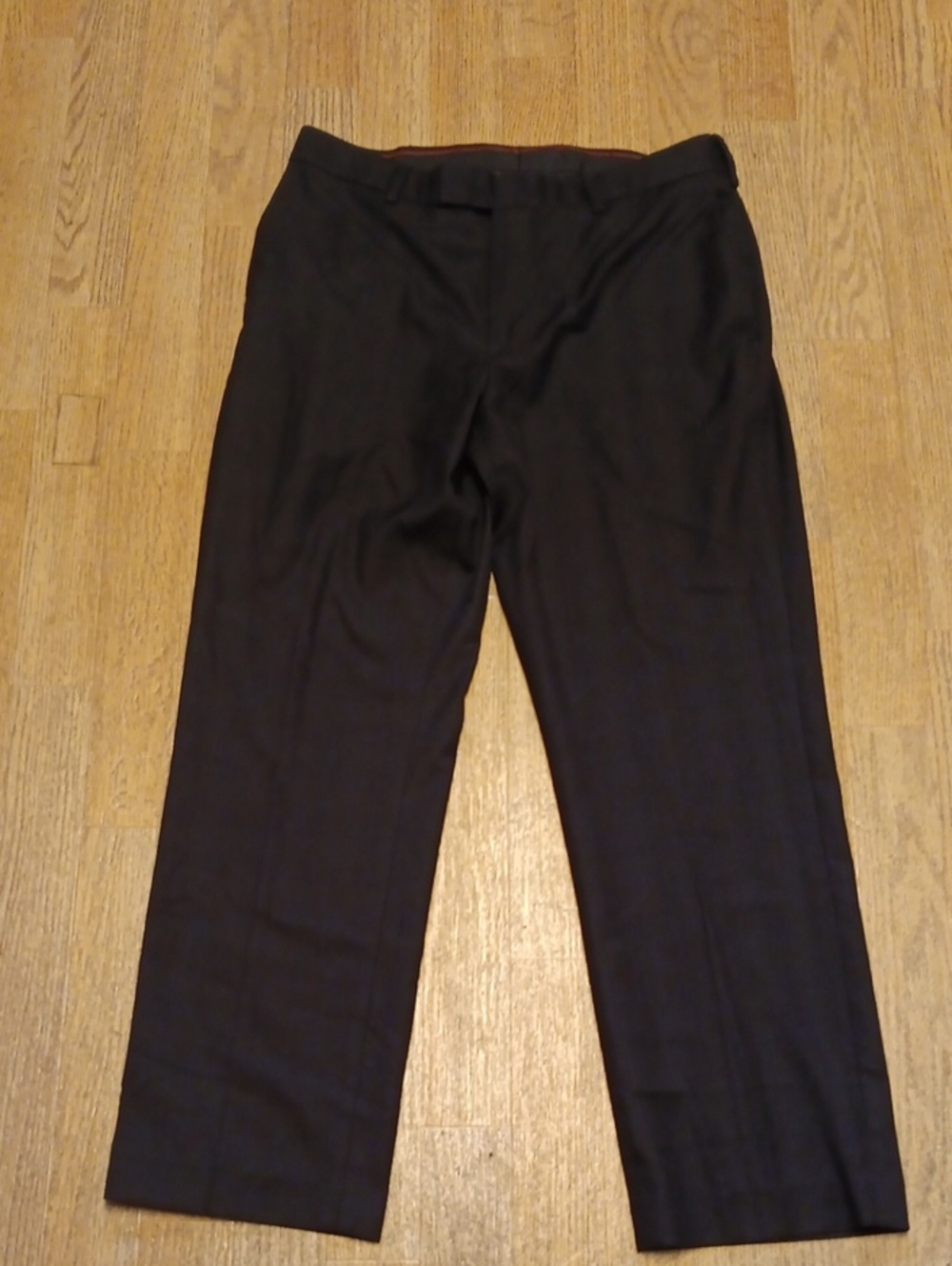 Men's Black Dress Pants - Classic Straight Fit